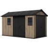 Záhradný domček Keter Apex 7,5 x 13 Ashwood, s podlahou