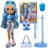 Rainbow High bábika módna trblietavá Skyler Bradshaw Blue Slime zvieratko