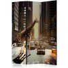 Artgeist Paraván - Giraffe in the Big City [Room Dividers]
