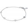 Michael Kors Elegantný strieborný náramok so zirkónmi Brilliance Kors MKC1716CZ040