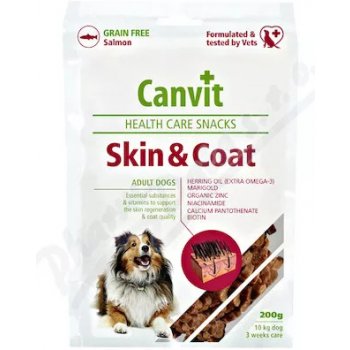 Canvit Snacks Skin&Coat pre psov 200 g