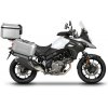Kompletná sada hliníkových kufrov SHAD TERRA, 48L topcase 47L/47L bočné kufre, vrátane montážnej sady a platne SHAD SUZUKI DL 650 V-Strom