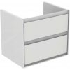 Ideal Standard Connect Air - Skrinka pod umývadlo 600 mm, 2 zásuvky, lesklá biela E0818B2