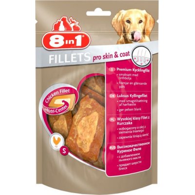 8IN1 Maškrta fillets pro skin & coat S 80 g