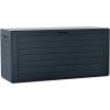 ALDOTRADE Prosperplast Záhradný box WOODEBOX 280l antracit