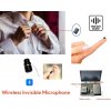 Spionazne sluchadlo do ucha - spy sluchatko s Bluetooth s mini vysielačom + externým mikrofónom