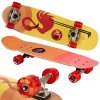 ReDo Drevený skateboard do 100 kg – plameniak