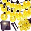 Svetelná girlanda FORTRADE 700 cm, solárna, žltá