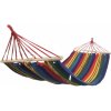 Houpací síť s výztuhou PolyCotton, vícebarevná, 200x90cm, 120kg