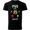 Tričko s potlačou Pivo volá