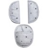 Dooky Universal Pads Light Grey Crowns