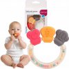 BabyOno Hrkálka hryzátko s guličkami Kľúče pastel