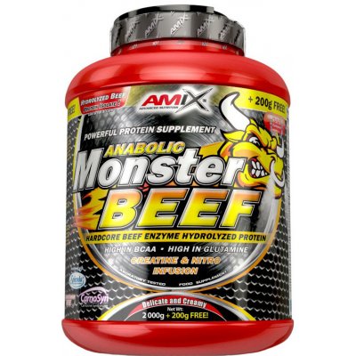 Amix Anabolic Monster Beef 90% Protein 2200 g lesní ovoce