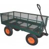 Záhradný vozík so sklopnými bočnicami, nosnosť 400kg