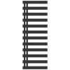 HOPA - Kúpeľňový radiátor EDINBURGH čierna farba - Farba radiátora - Čierna, Rozmer radiátora - 500 × 1380 mm, výkon 543 W, Typ pripojenia - Spodný 50 mm RADEDI501431