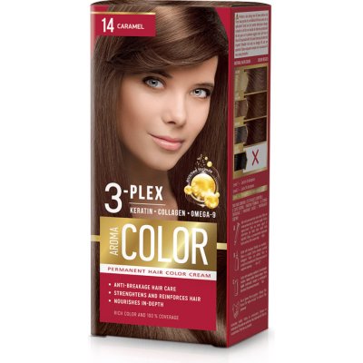 Farba na vlasy - karamel č.14 Aroma Color
