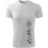Hory bicykel úsmev - Pánske tričko Fantasy športové - 3XL ( Biela )