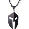 Prívesok z chirurgickej ocele Spartan warrior Čierny - BEZ ŘETÍZKU (pouze přívěsek)