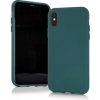 Puzdro gumené Huawei P20 Lite Silicon tmavo-zelené
