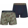 O'Neill 2P MULTI FLOWER khaki tmavo modrá vínová
