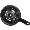Shimano TY301 - Shimano Tourney FC-TY301 kľučky 4hrán 3x6/7/8 sp. 150 mm 42x34x24 zubov s krytom čierna