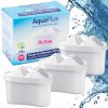 3x UNIVERZÁLNA VLOŽKA VODNÝ FILTER AQUAPLUS ACTIVE PRE AQUAPHOR BRITA DAFI