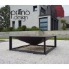 Moderná záhradná pec 120x120 4 mm (Moderná záhradná pec 120x120 4 mm)