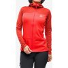 Flísová mikina dámska Haglofs ROC Flash Mid Hood - corrosion/poppy red