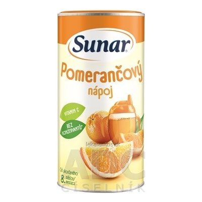 Sunar Rozpustný nápoj Pomarančový v prášku 200 g