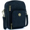 Korková crossbody taška - Čierna