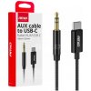Kábel USB-C TO TYP AUX Mini Jack 3,5mm 1m AMIO-04294