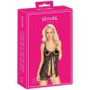 Kissable - ribbon open babydoll (black)