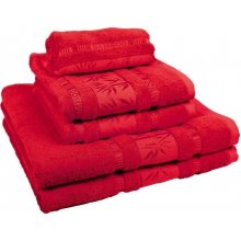 AlysiaCZ uteráky a osušky Bamboo RB/209 červené 70x140 cm