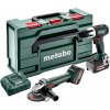 Metabo 685207510 - Combo Set 2.4.2 18 V - AKU stroje v súprave, 18V, metaBOX 165 L, SB 18 LT + W 18 L 9-125 Quick