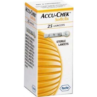 Lanceety Accu Chek Softclix, 25 ks