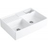 Villeroy & Boch Double-Bowl keramický drez 89.5x63 cm biela 632391R1