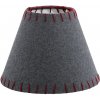 Eglo | Eglo 49432 - Tienidlo k stojacej lampe VINTAGE červená vyšívané E14 pr. 20,5 cm | EG49432
