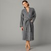 Colombine® Blancheporte župan z buklé froté s kimono golierom antracitová