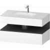 Duravit Qatego umývadlo so skrinkou 100 cm biela QA4786049180010