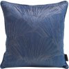 Takoy PIERRE CARDIN zamatová obliečka na vankúš GOJA s lesklou potlačou v tvare listov ginka a lemovkou po okrajoch-HF-380565 | 40 x 40 cm