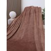 MKLozkoviny.sk Deka mikroplyš Exclusive 150 × 200 cm – Laura mocha mousse