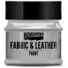Pentart Farba na textil a kožu 50 ml glitrová strieborná 3513