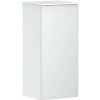 Hansgrohe Xevolos E Bočná skrinka 41x89x36 cm, 1 dvierka, pánty vpravo, matná biela/metalická biela 54215320-HG