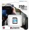 KINGSTON SD karta SDXC Canvas GO! Plus 256GB 170MB/s Class 10, UHS-I, U3, V30 (SDG3/256GB)