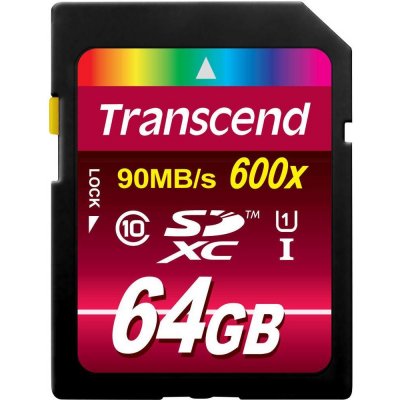 Transcend SDXC 64GB UHS-I U1 TS64GSDXC10U1