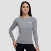 GymBeam dámske tričko s dlhým rukávom Basic Grey
