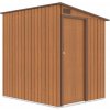 Letoss Záhradný domček na náradie JASPER 150x194x187cm, dub/hnedý