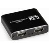 Gembird UHG-4K2-01 čierna / USB prepínač / I/O HDMI 4K (UHG-4K2-01)