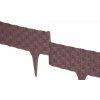 Strend Pro Garden 2171287 Ratan Palisáda L-2,40 m, tmavo hnedá, balenie. 3 ks, 820x95/200 mm, UV