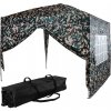 INSTENT záhradný párty stan - 3 x 3 m, maskáčová + 2 bočnice